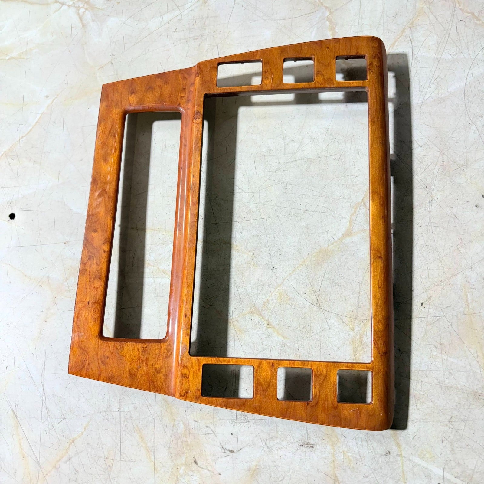 Superb 3U center console trim surround radio panel 3U0858069H S07 wood look