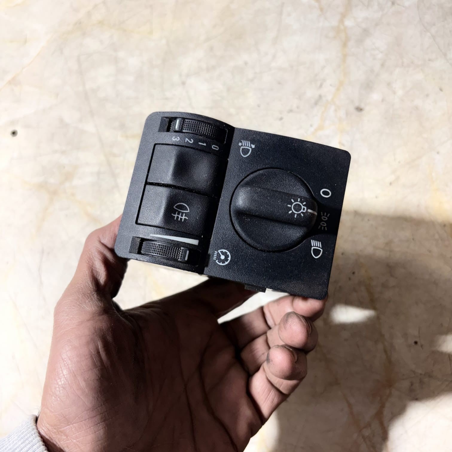 VAUXHALL ZAFIRA HEADLIGHT CONTROL SWITCH 09180775 #1