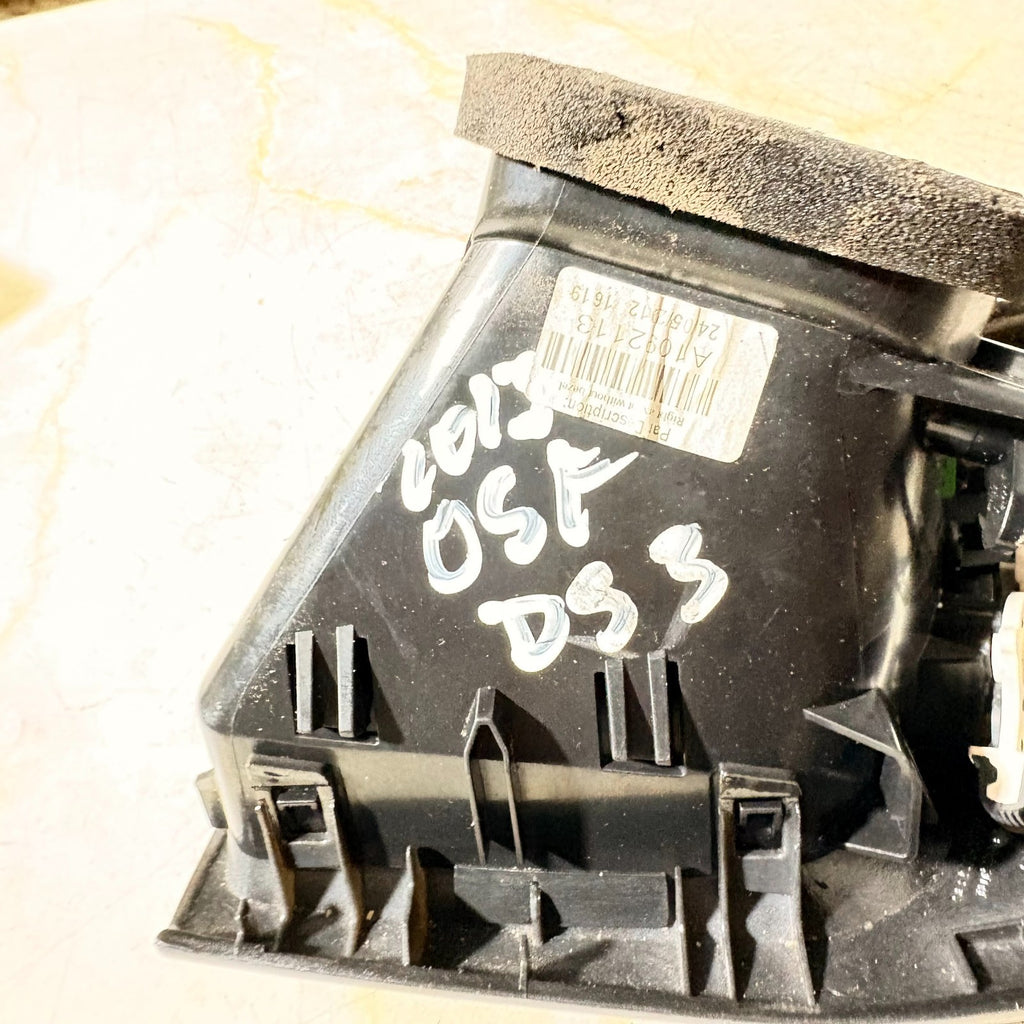 2009-2016 CITROEN DS3 FRONT RIGHT DRIVER SIDE DASHBOARD AIR VENT A1092113