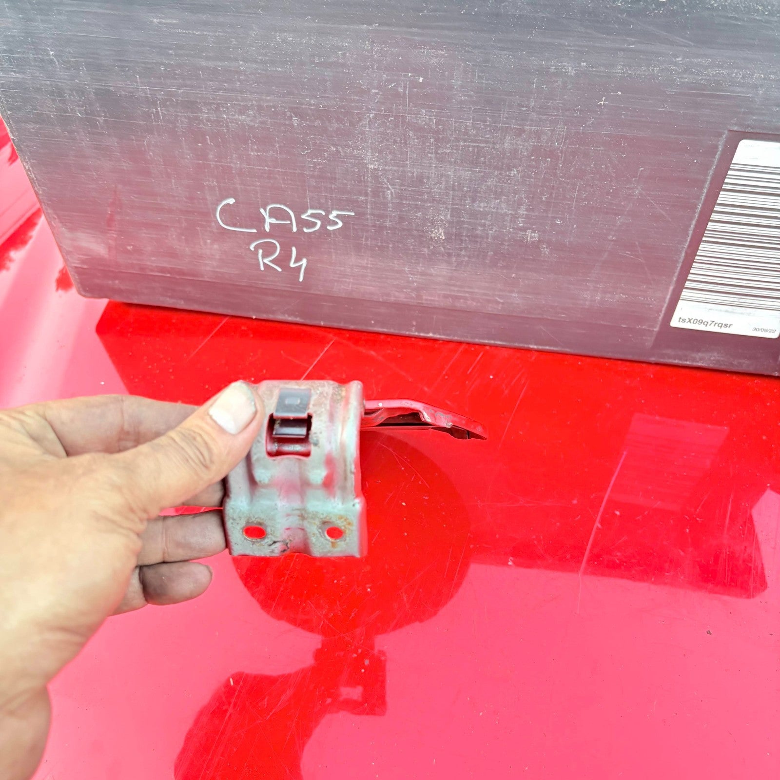 Proton Fuel Filler Flap Door Cover Red Petrol Tank Door (Photo Match) 2010
