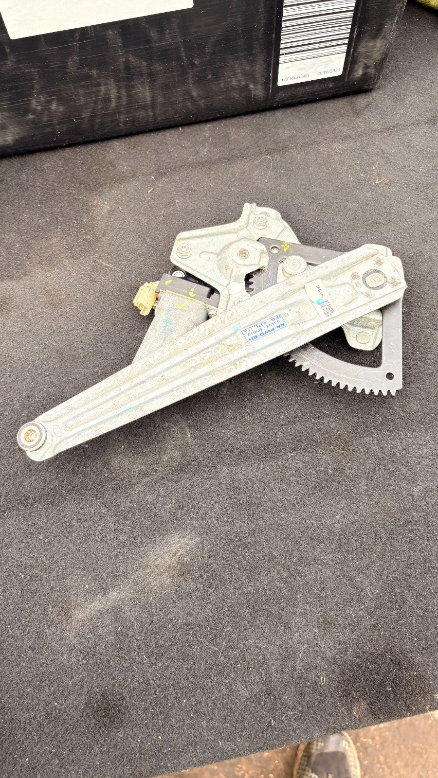Hyundai i10 MK2 2015 Rear Window Regulator Right Drivers 83460-B4000