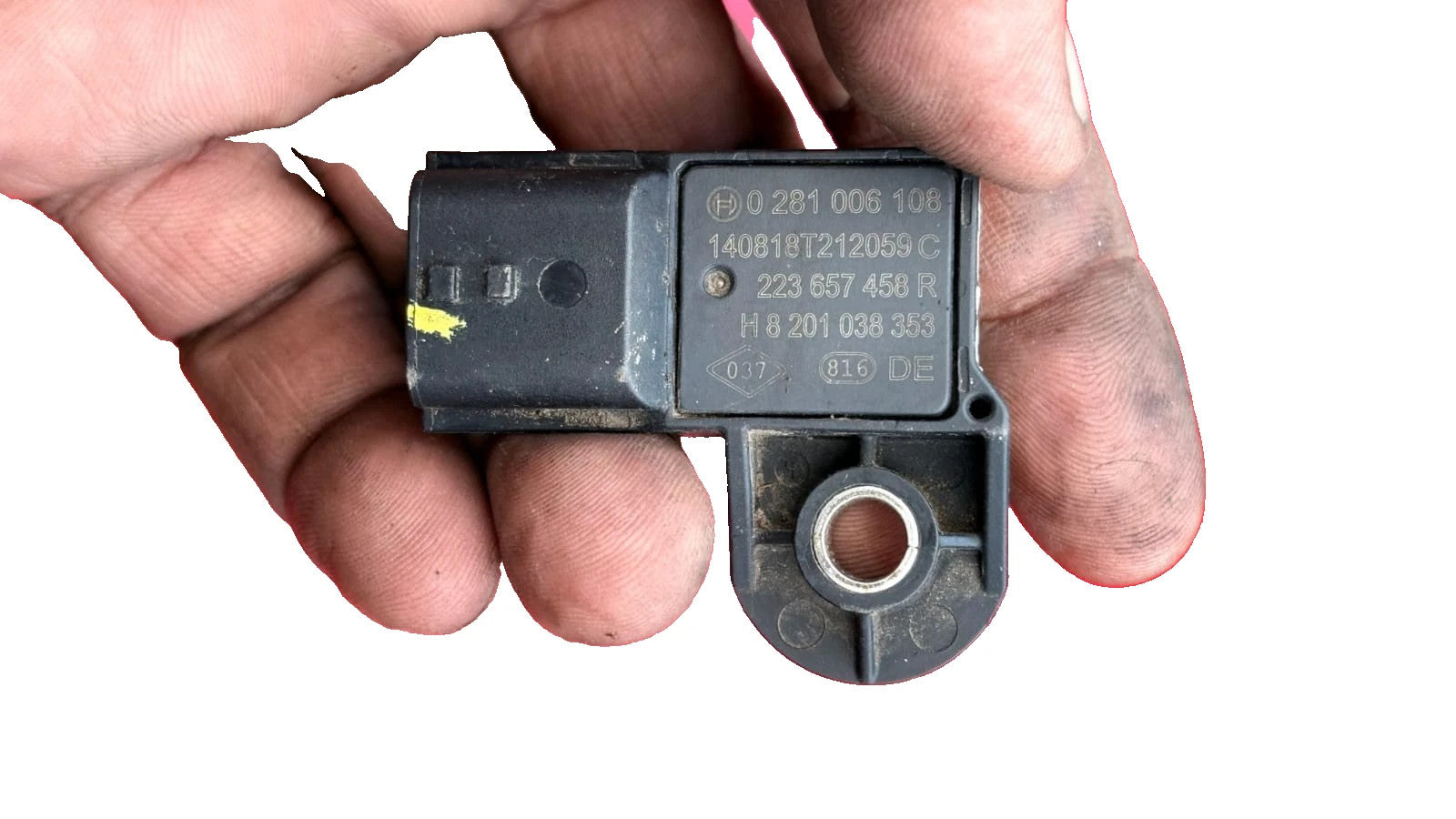 Boost Pressure Sensor fits NISSAN QASHQAI 2014-2021 0281006108