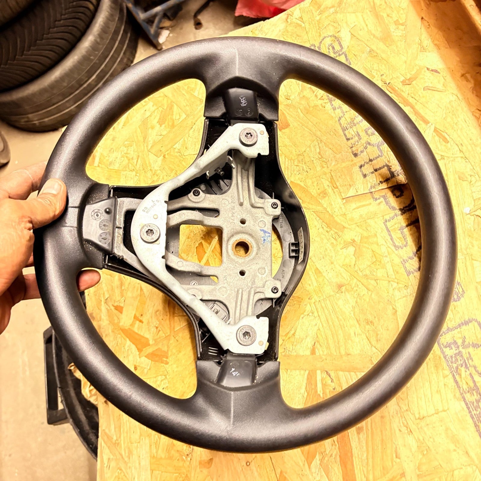 2003 MITSUBISHI COLT BLACK Steering Wheel 60276447C