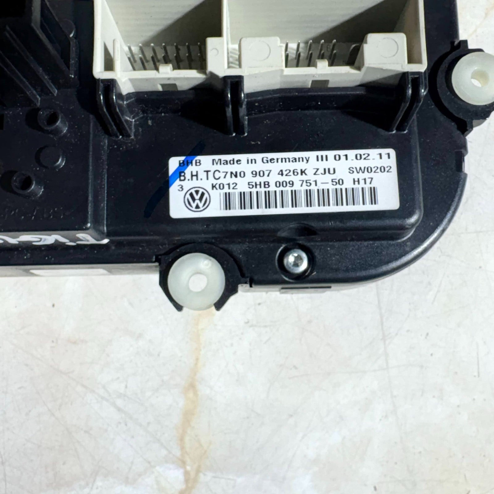 VW Golf MK6 2008-13 Air Conditioning AC Heater Climate Control Module 5HB009751
