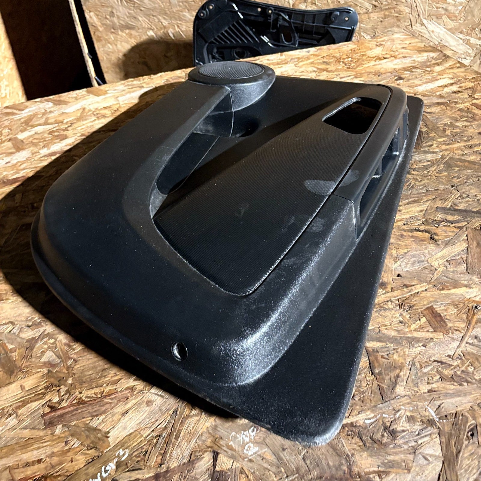 Fiat Qubo 08-20 Front Right Driver Door Card Interior Panel Black 7354610140E