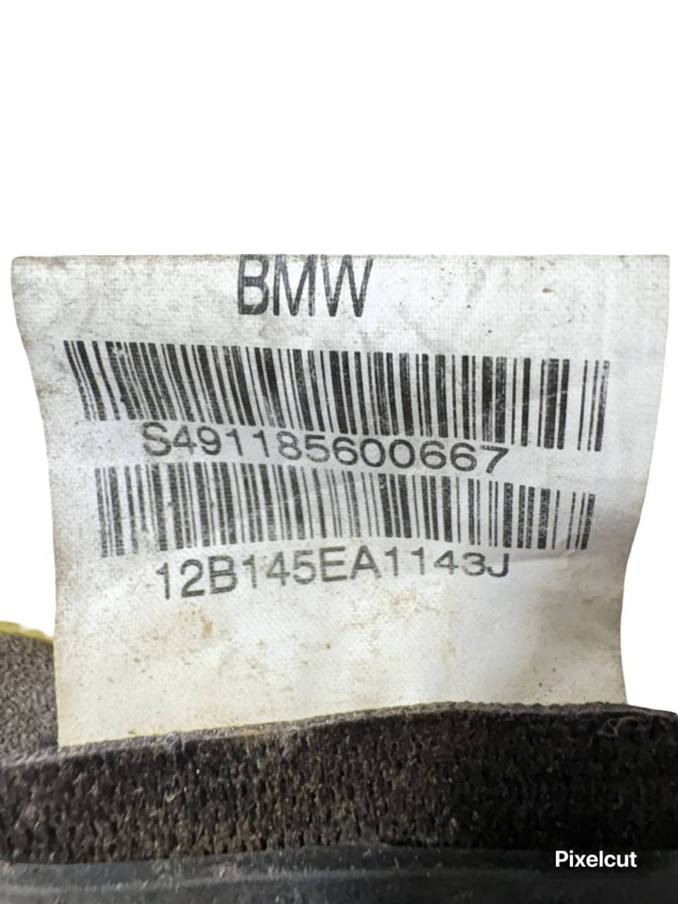 BMW X5 E70 2012 Rear Right Seat Belt Seatbelt Black 602506400B