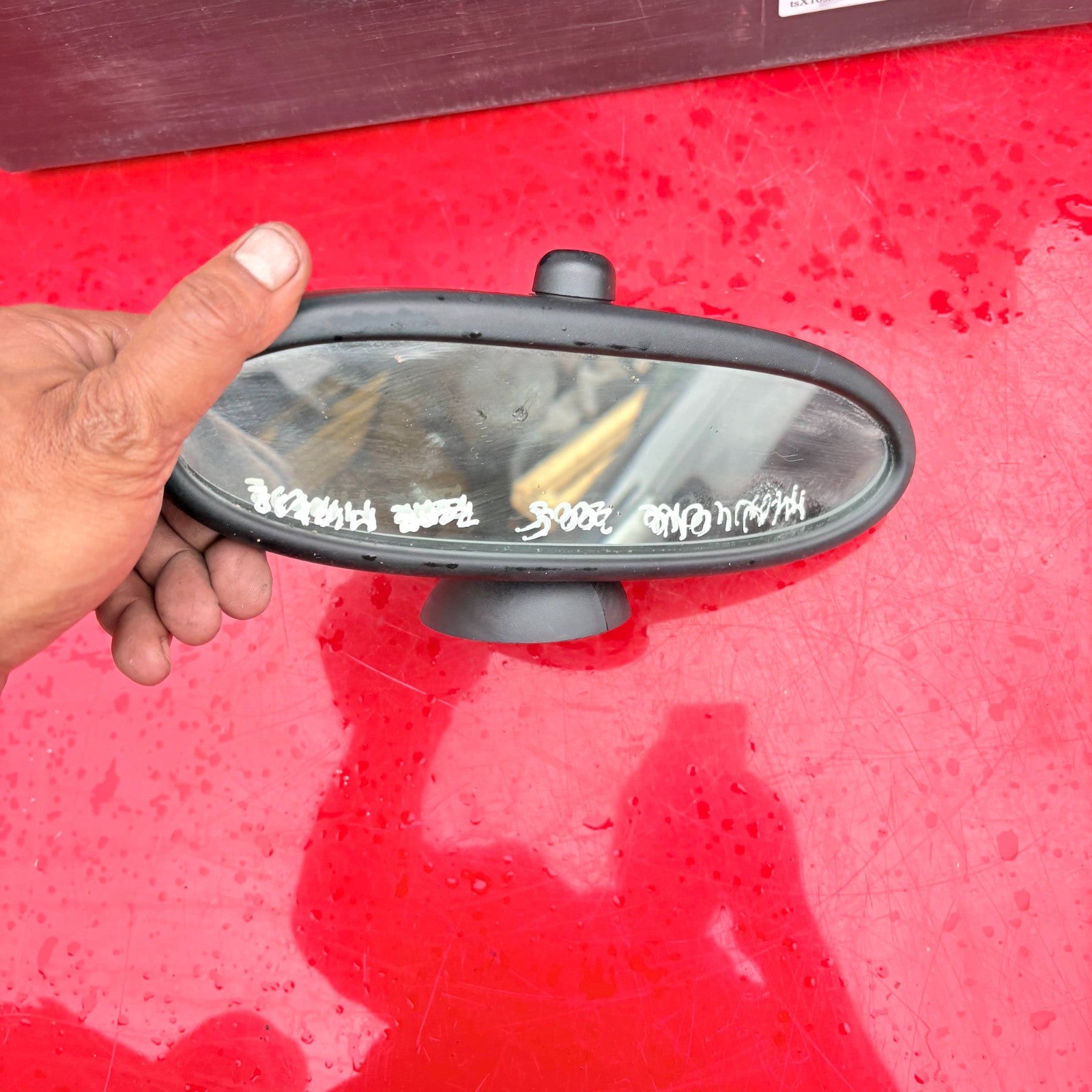 Mini One R50 R53 2001-2006 Interior Rear View Mirror E1 010784 Manual Black