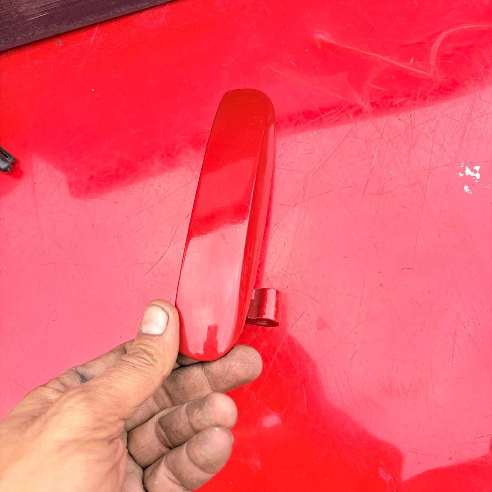 MITSUBISHI COLT 2011 PASSENGER REAR OUTER DOOR HANDLE