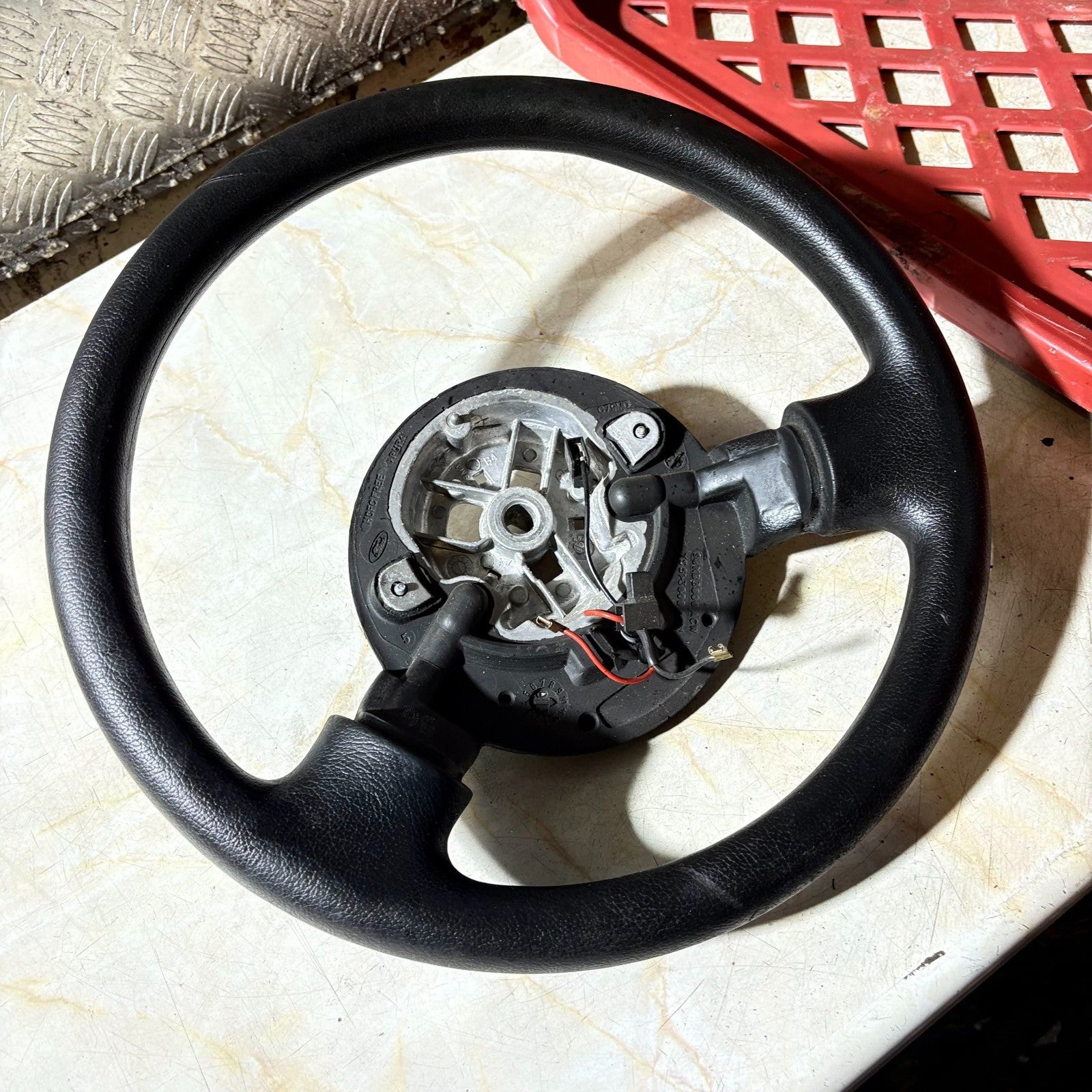 Ford Ka Mk1 11/1996-10/2008 Steering Wheel 2 Spoke Black 98KB-3600-ACW