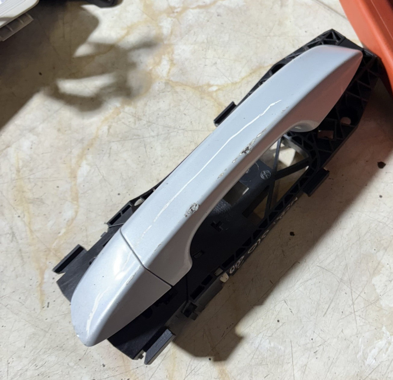 2G0837205 17-24 VW Polo Mk6 AW1 Left Rear Outer Door Handle Passenger Back LH