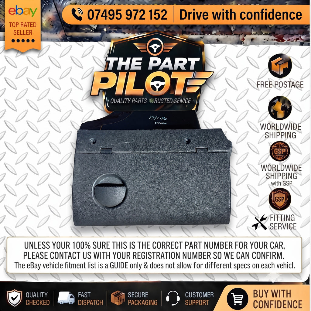 Vauxhall Corsa C Mk2 2000-2006 Grey Glove Box Dash Storage Compartment