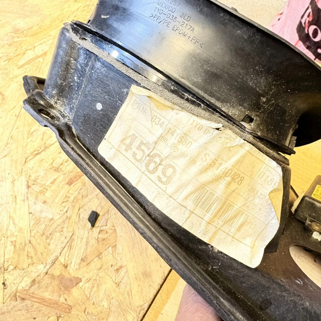 VW Beetle Convertible Rear Speaker, Plate & Module 1Y0090244C & 1y0035243J