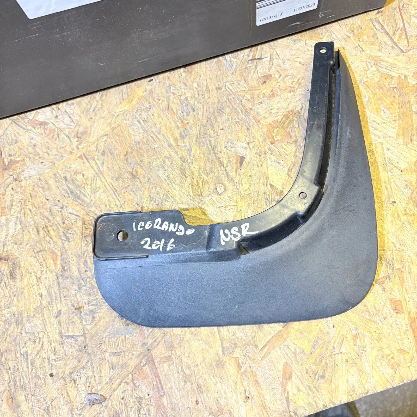 SsangYong Korando 2016 Passenger Rear Left Mud Flap