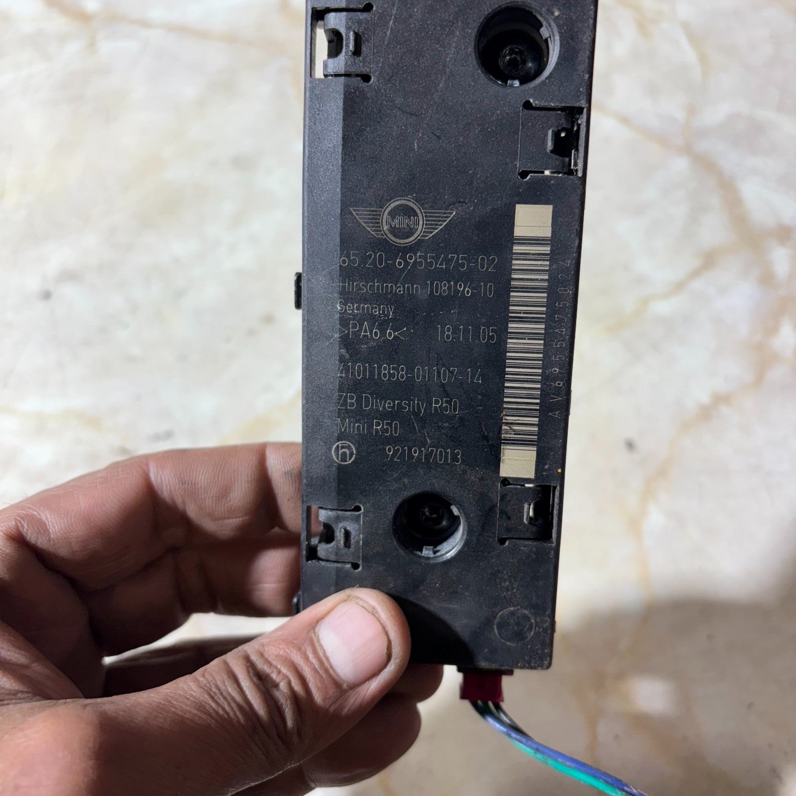 MINI Cooper 2003 Antenna Module Unit 65206955475, 41000078-00532-1 #718739-47