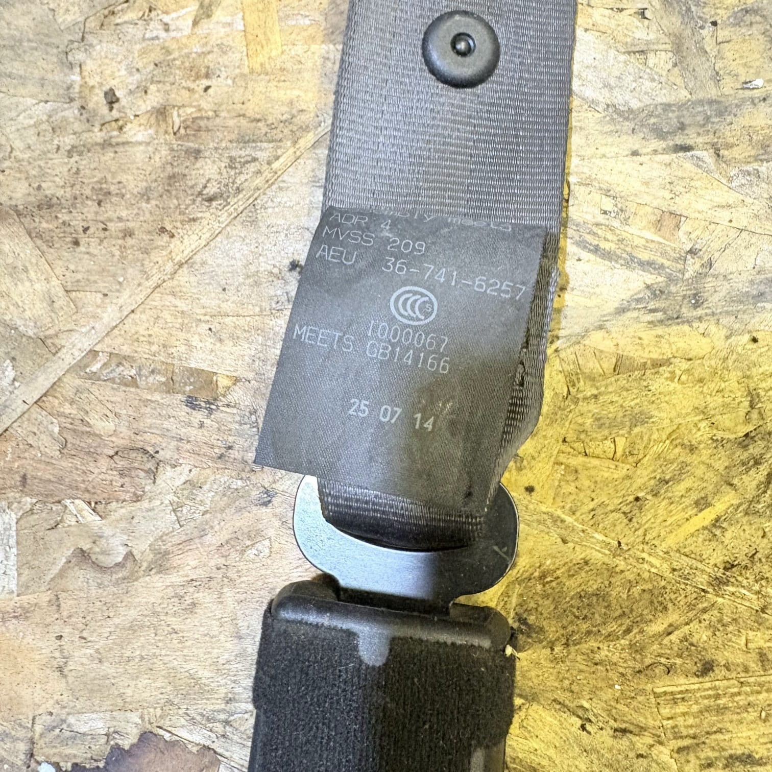 VAUXHALL CORSA E 2014-2019 SEAT BELT-PASSENGER FRONT 607707500H