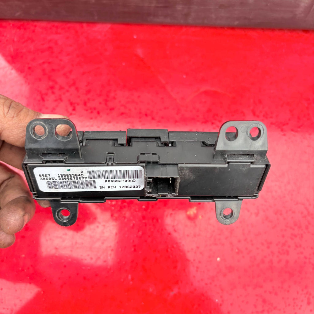 DODGE CALIBER INTERIOR HAZARD SWITCH BLACK P04602709AD 2008