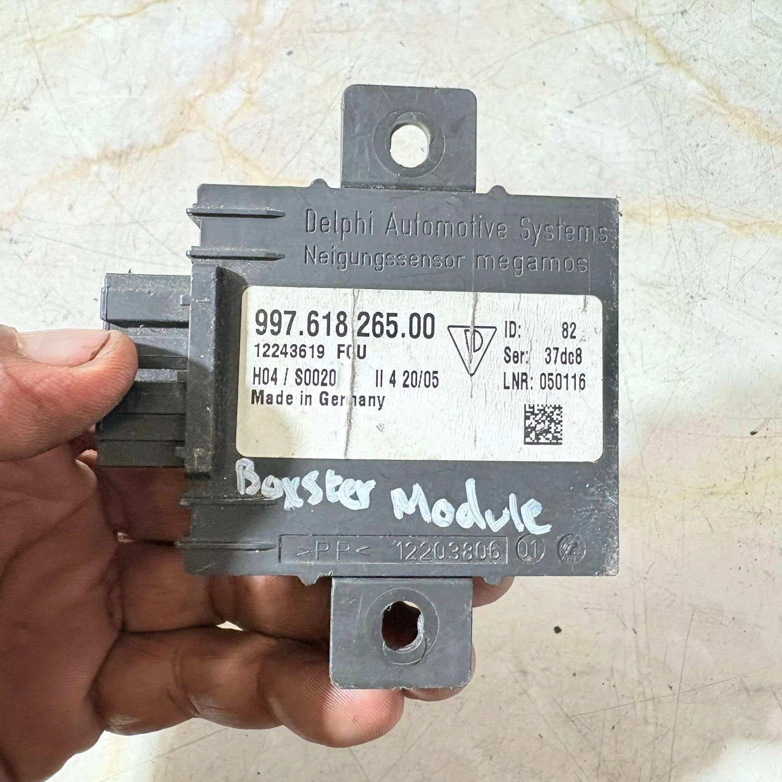 PORSCHE BOXTER ECU Tilt Sensor Control Unit 99761826500