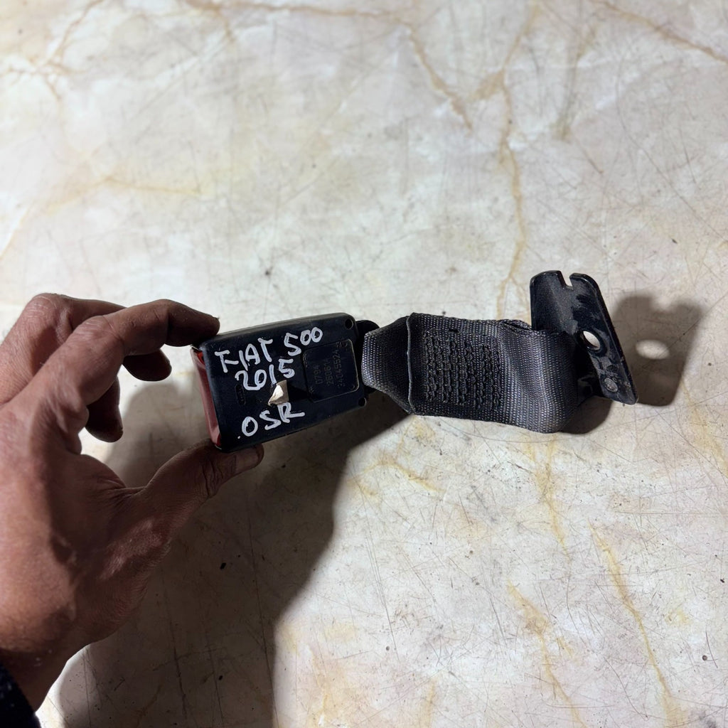 FIAT 500 (07-15) OSR SEAT BELT STALK BUCKLE-DRIVER RIGHT REAR 34045524