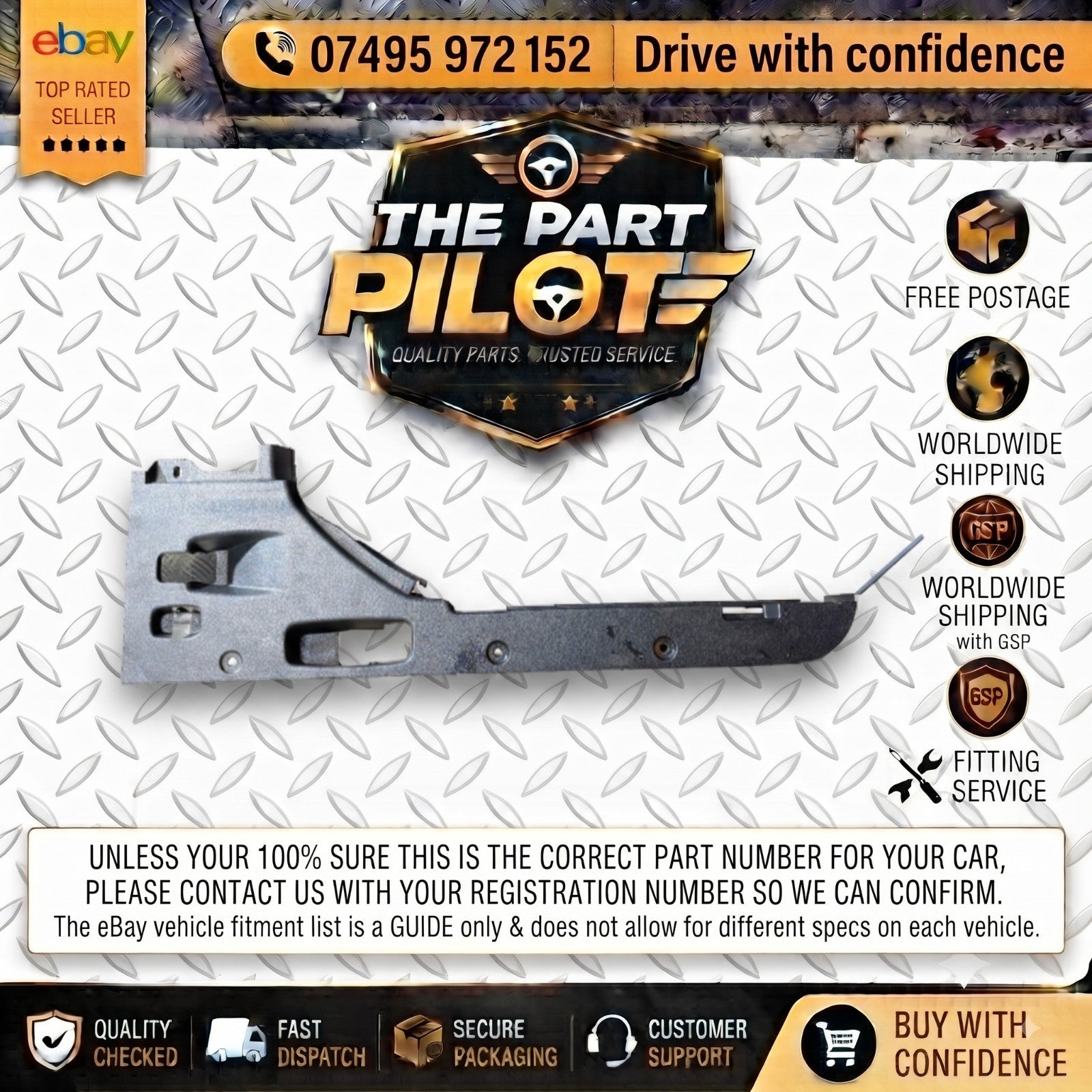 Renault Scenic MK2 2003-2009 Rear Left Boot Trunk Interior Trim 8200217669