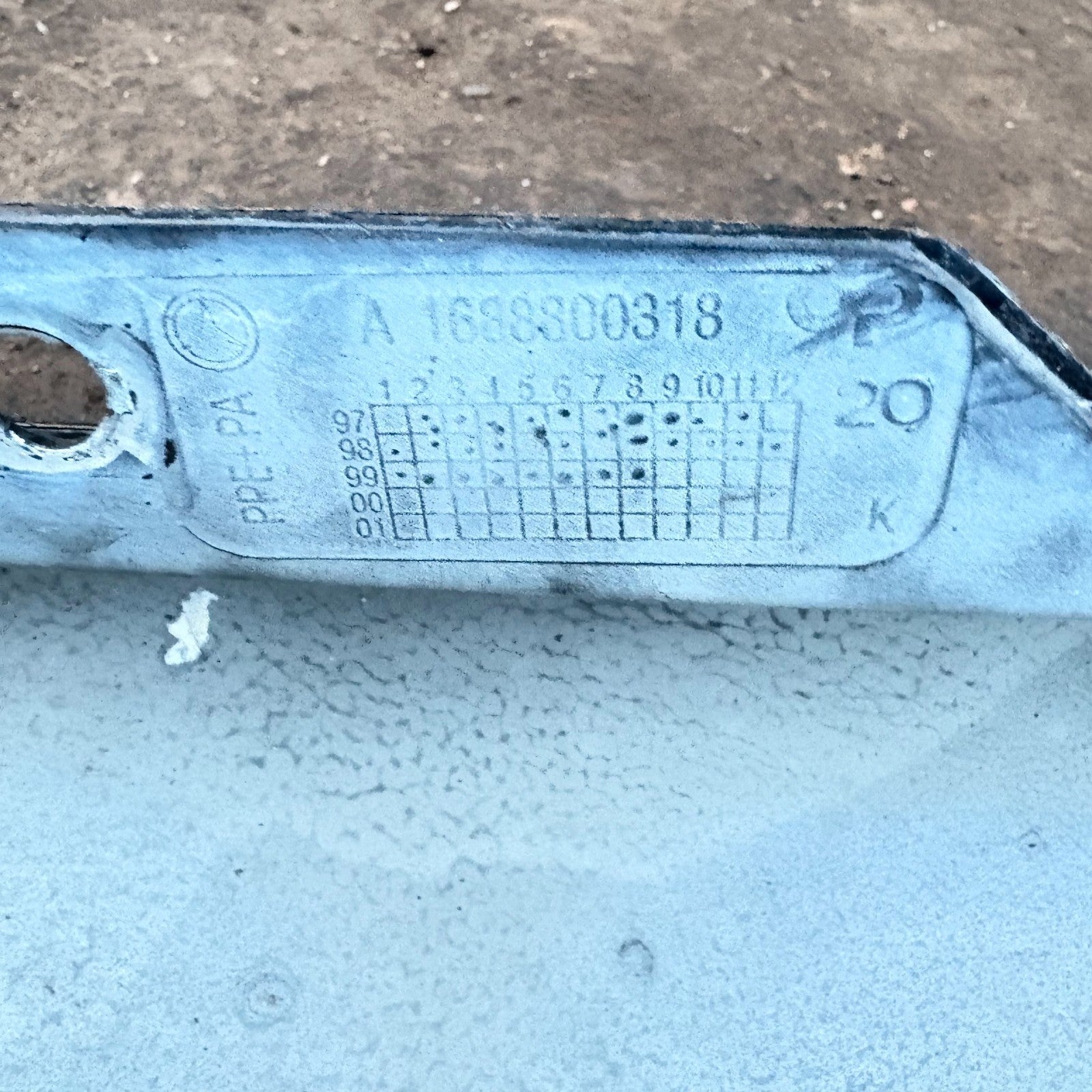 Mercedes A-Class W168 5 Door 1997-2004 Left Front Wing NSF A1688800318