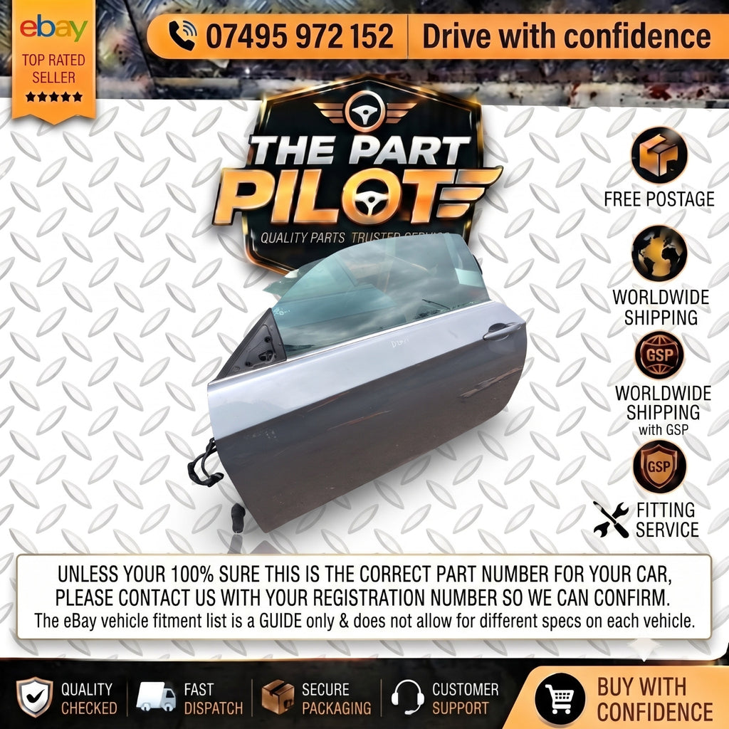 BMW 320D M Sport E92 Coupe 2006-2013 Complete Front Left Door Free Postage