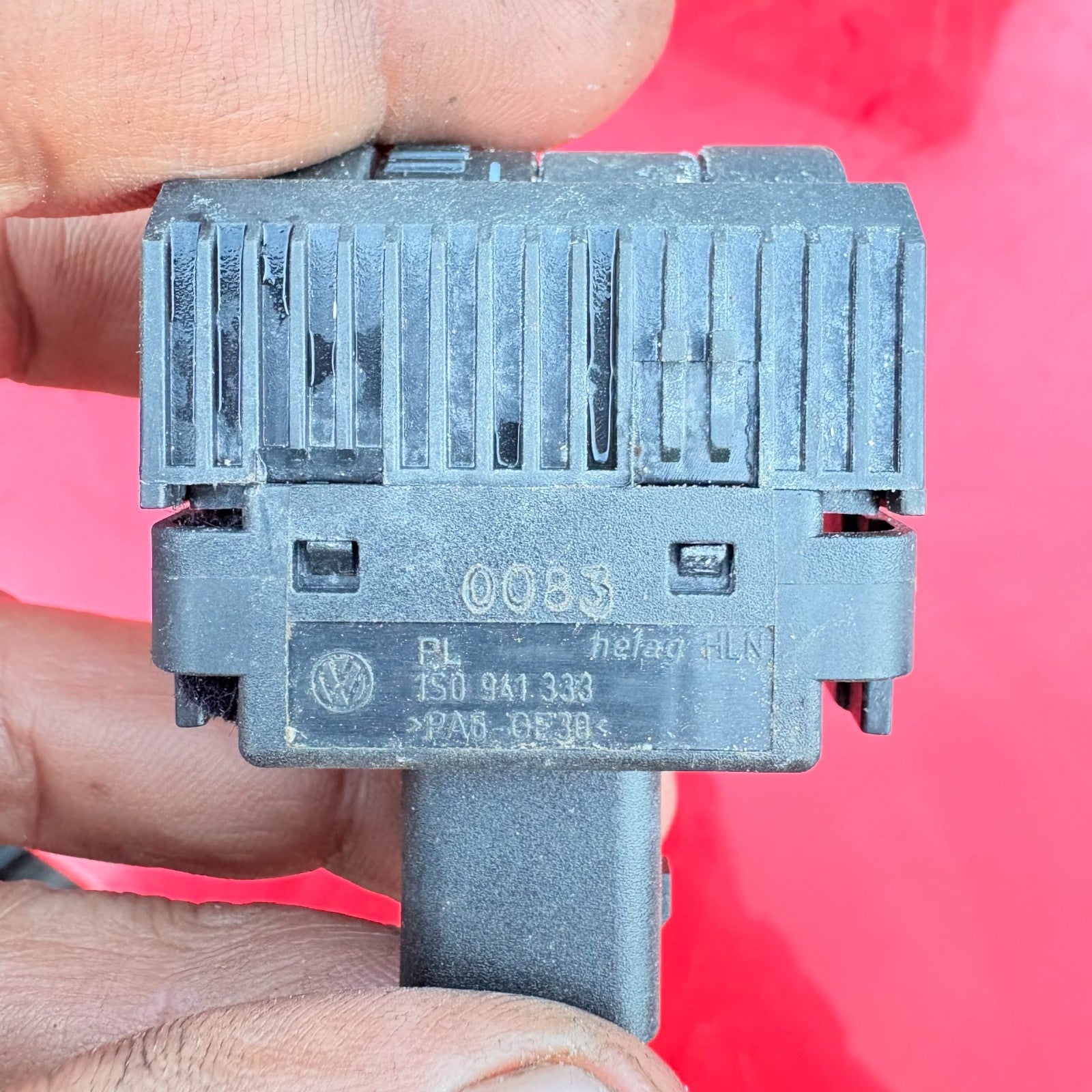VW UP HEADLIGHT ADJUSTMENT SWITCH 1S0941333 LIGHT CONTROL DASHBOARD 11-16