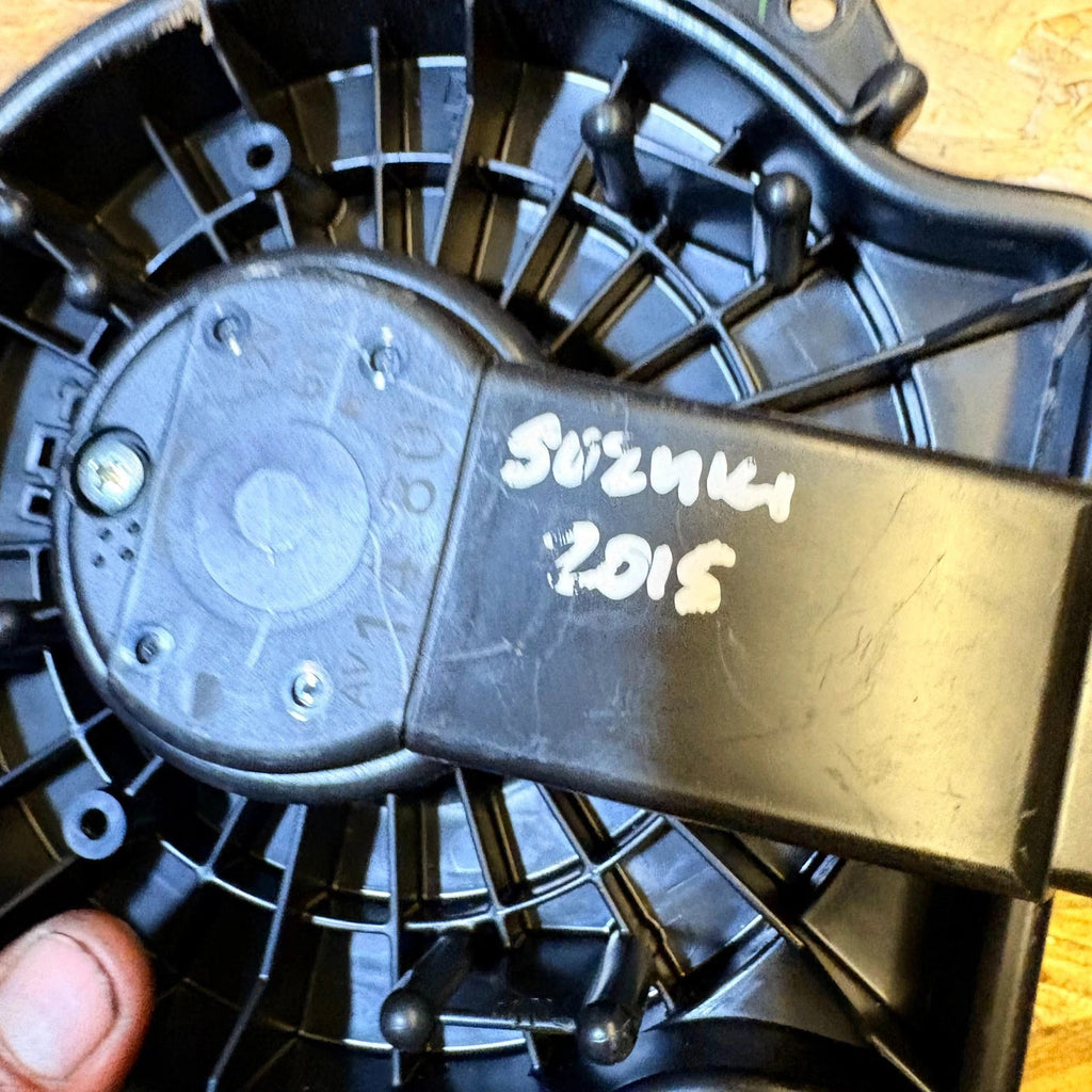 Suzuki Heater Blower Motor + Fan Cage 2015 - Interior Cabin HVAC Fan Motor