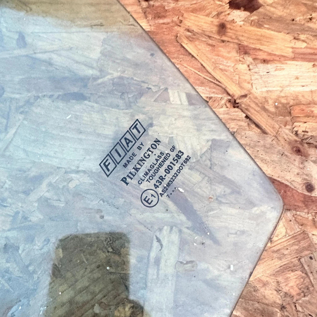 Fiat Punto 2003 5DR Passenger Side Front Window Drop Glass