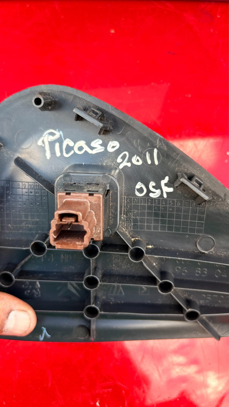 Citroen C3 Picasso 2009-2017 Dashboard Side Cover RH Airbag Switch Trim 96830423