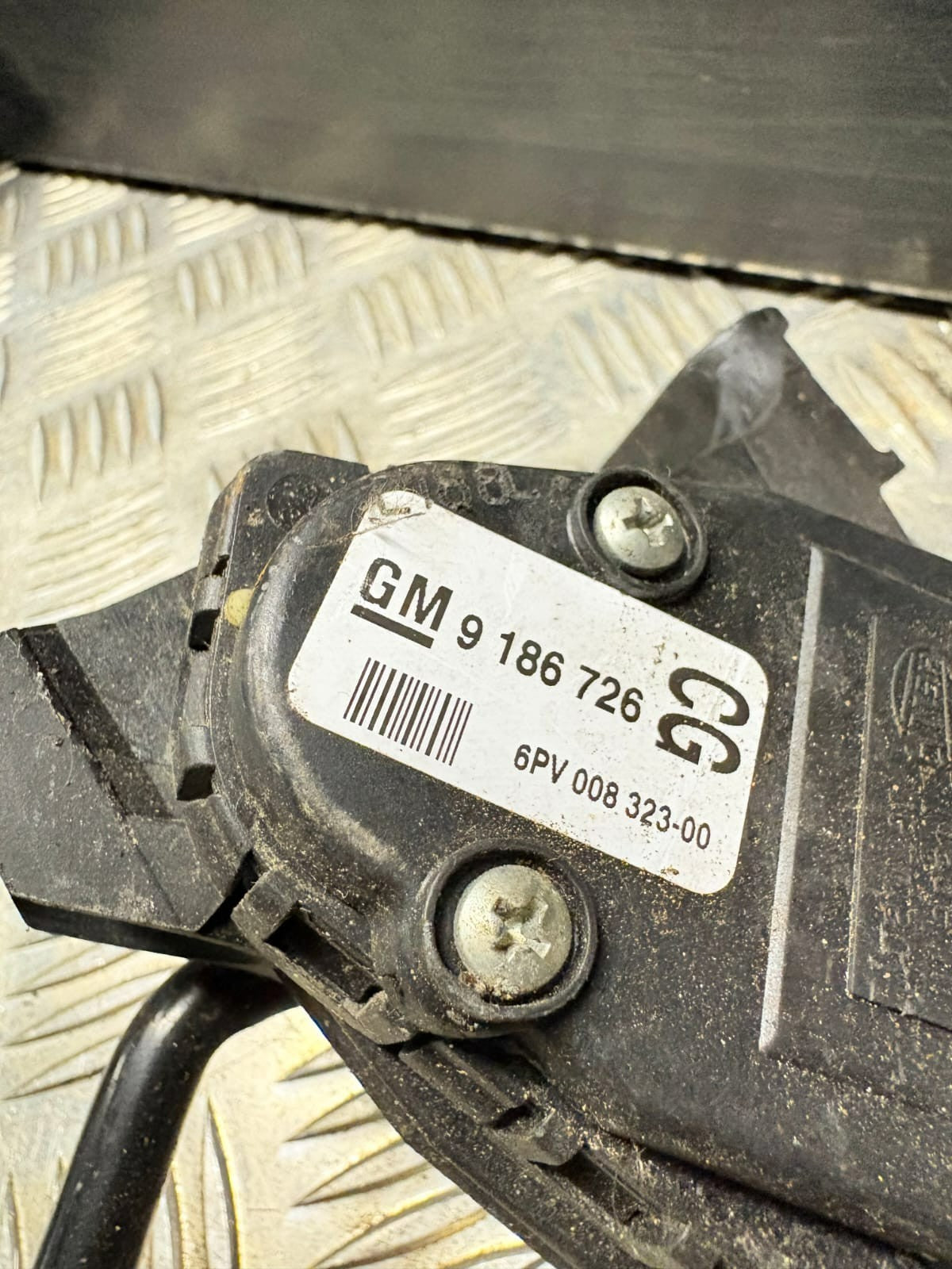 SAAB ACCELERATOR PEDAL (ELECTRONIC) PART NUMBER 9186726