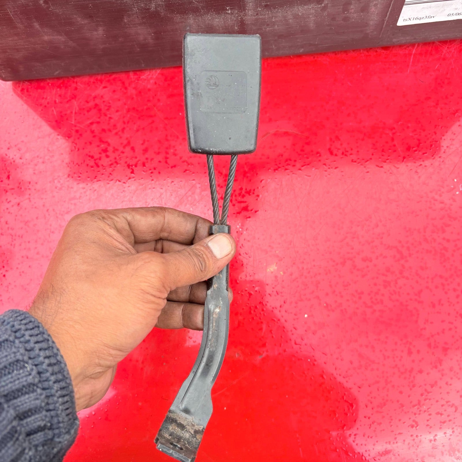 1Z1858471C Seat belt buckle Front Left Passenger Skoda Octavia 2012