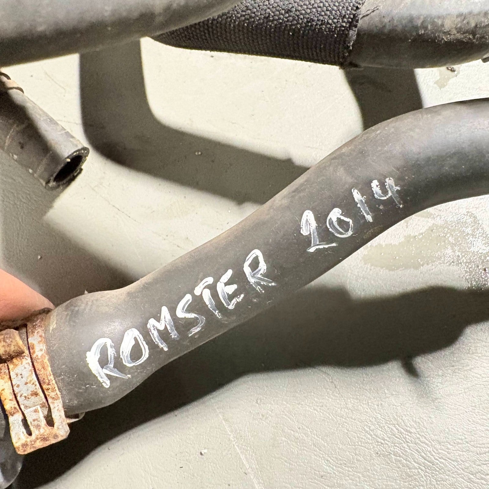 Skoda Roomster 5J 2014 Engine Coolant Thermostat Housing & Hose Pipework