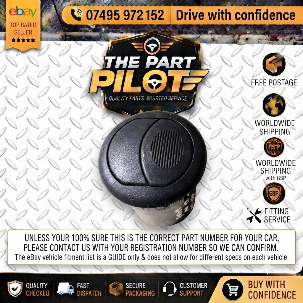 FIAT PUNTO MK2 188 2003-2010 LEFT PASSENGER DASH AIR VENT 735322763