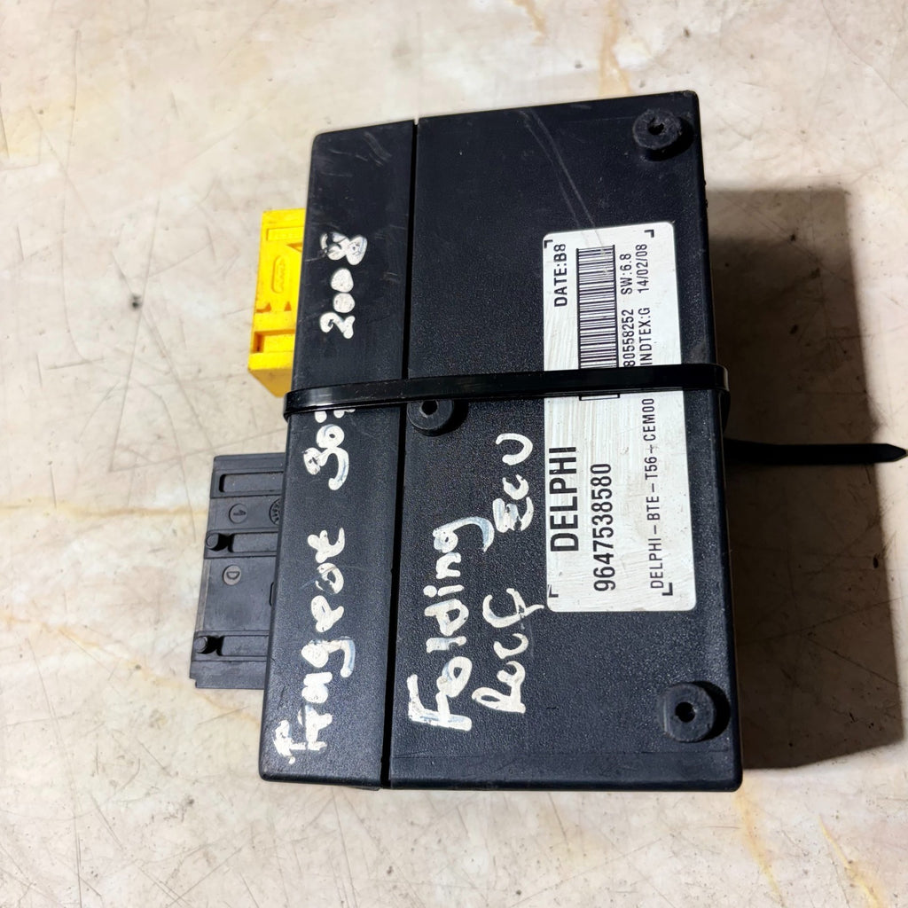 2003-2009 PEUGEOT 307 CC ROOF CONTROL MODULE 9647538580