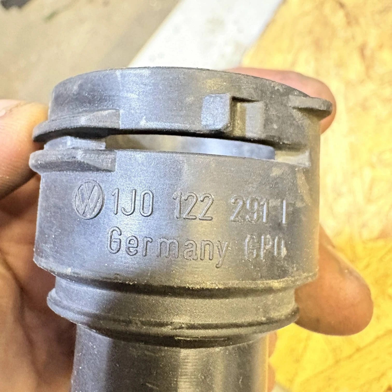 Coolant Flange / Pipe fits VW GOLF Mk4 2.3 00 to 06 Water 1J0122291F 1J0122291G