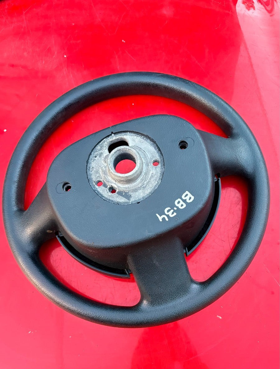 VW VOLKSWAGEN FOX 2005-2012 3 SPOKE STEERING WHEEL BLACK 5Z0419091AC
