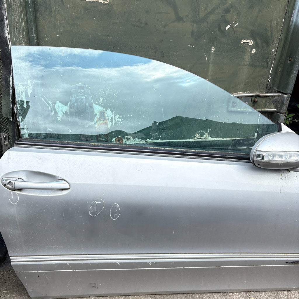 Mercedes CLK C209 A209 2002-2009 Driver Right Front Door Iridium Silver