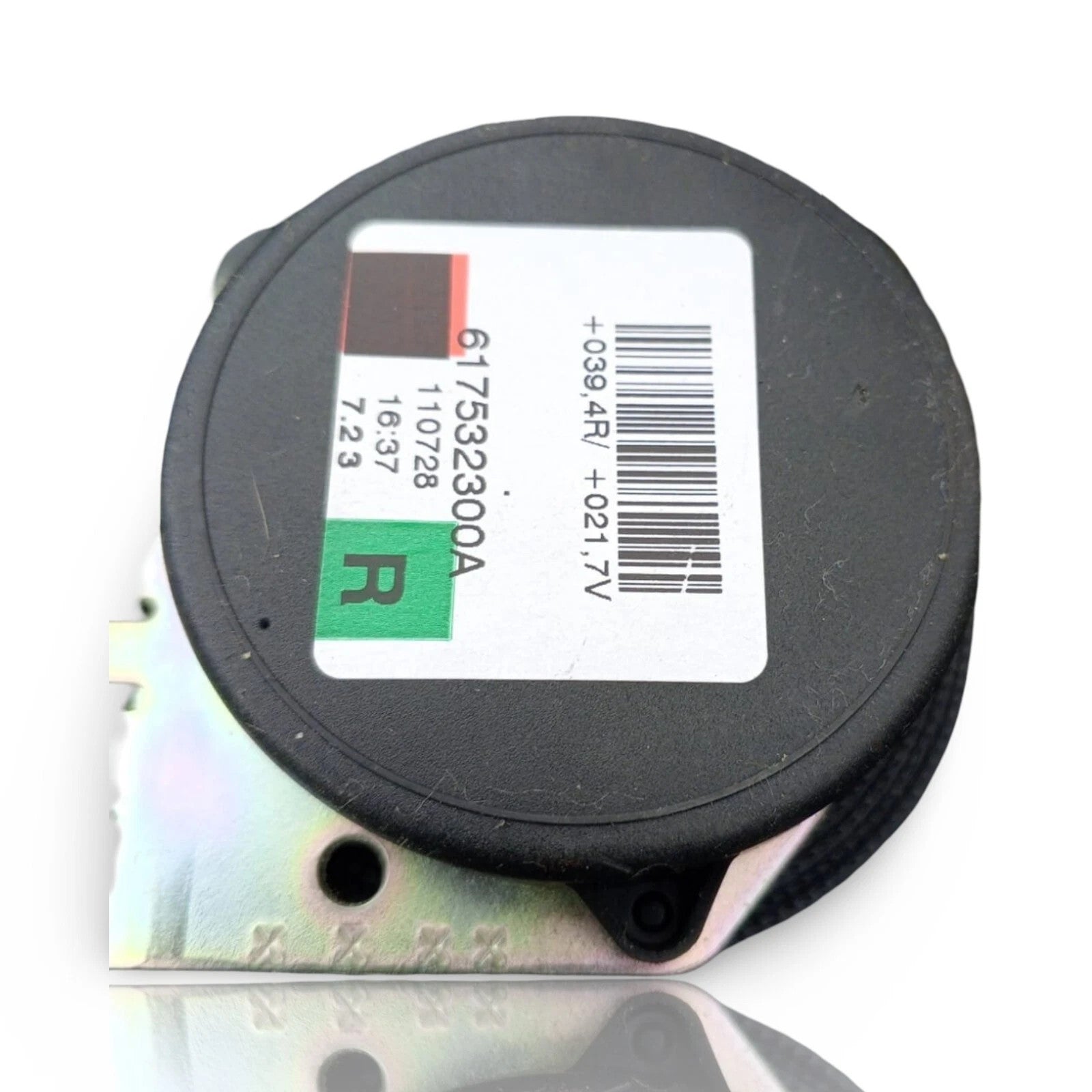 CHRYSLER YPSILON RIGHT REAR SEATBELT 2012 617532300A
