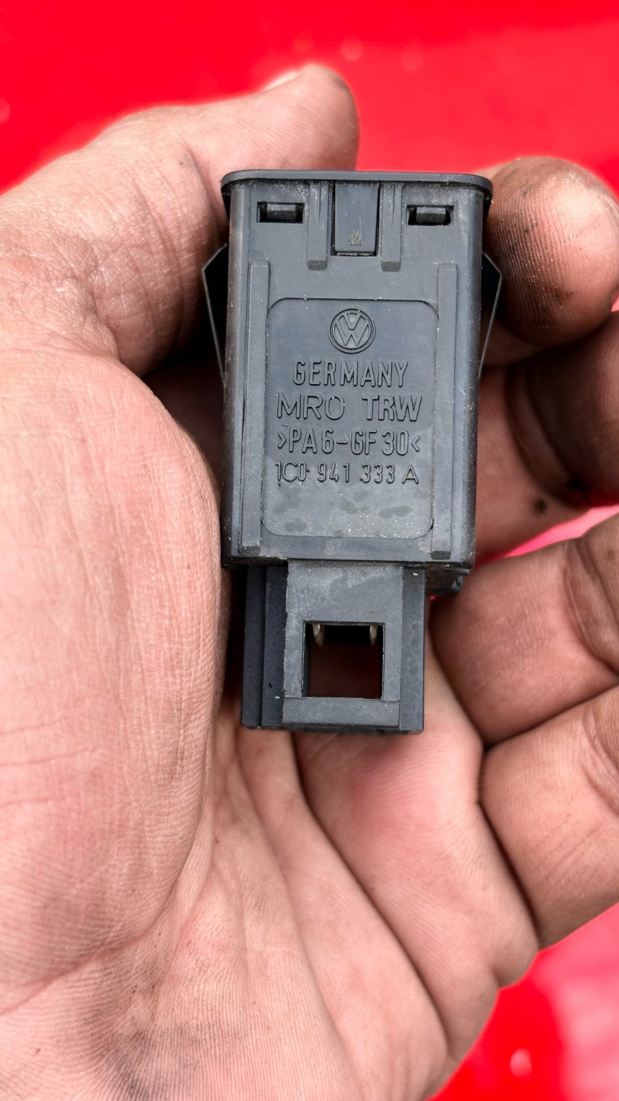VOLKSWAGEN BEETLE 2009 HEADLIGHT CONTROL SWITCH 1C0941333A