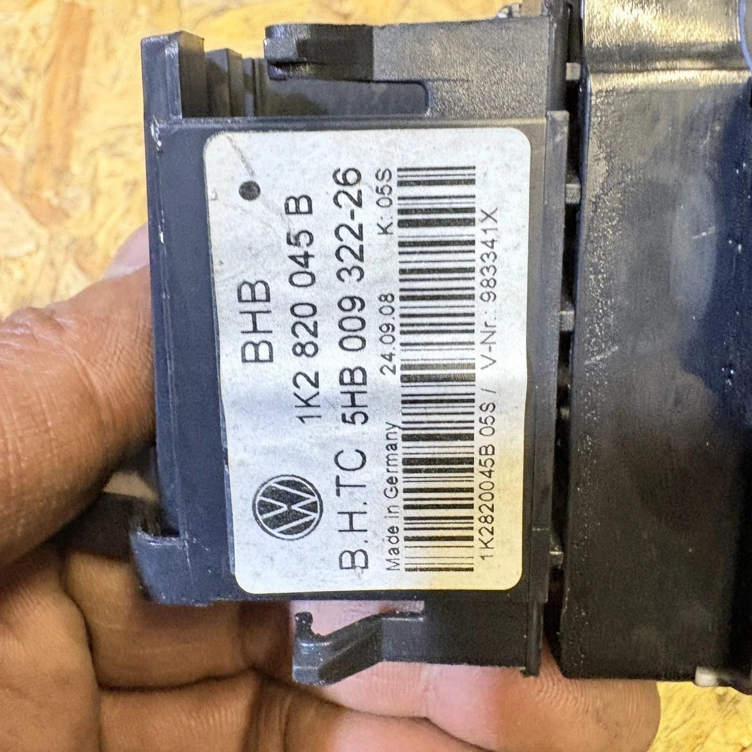 VW Golf / Jetta Heater Climate Control Panel RHD 1K2820045B AC Switch 2005-2013