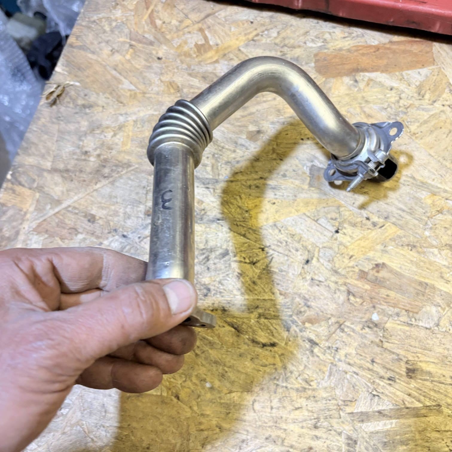 SKODA OCTAVIA MK2 1.6 TDI ENGINE CAY EGR COOLER CONNECTING PIPE