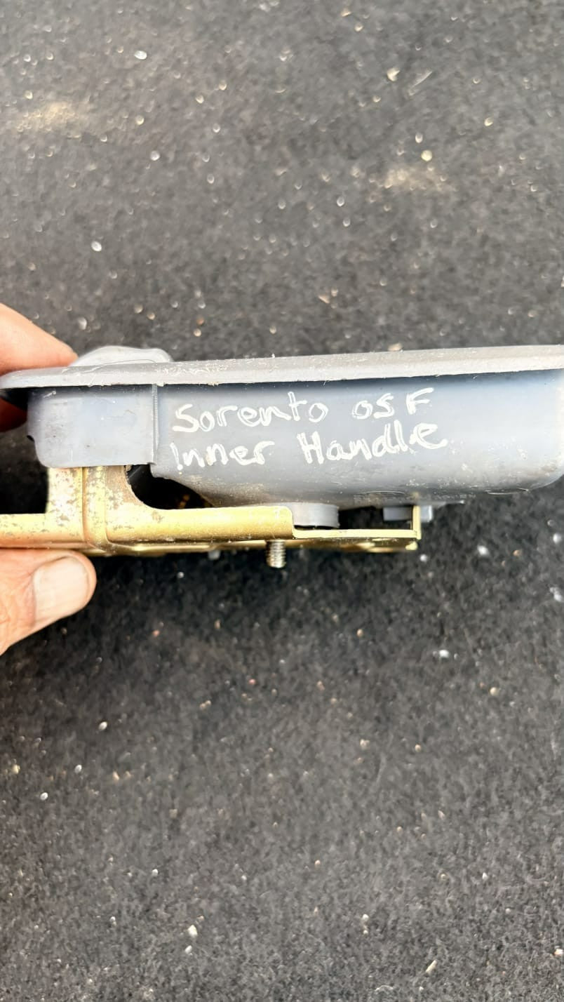 Kia Sorento rear drivers side back door interior handle