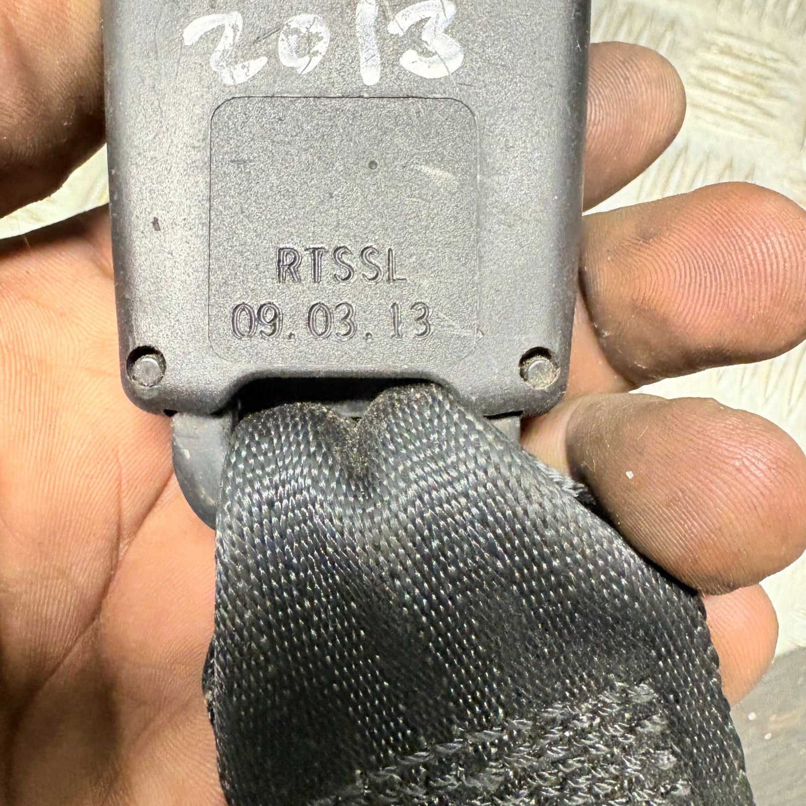 Suzuki Alto 2013 Driver Rear Right Seat Belt Buckle