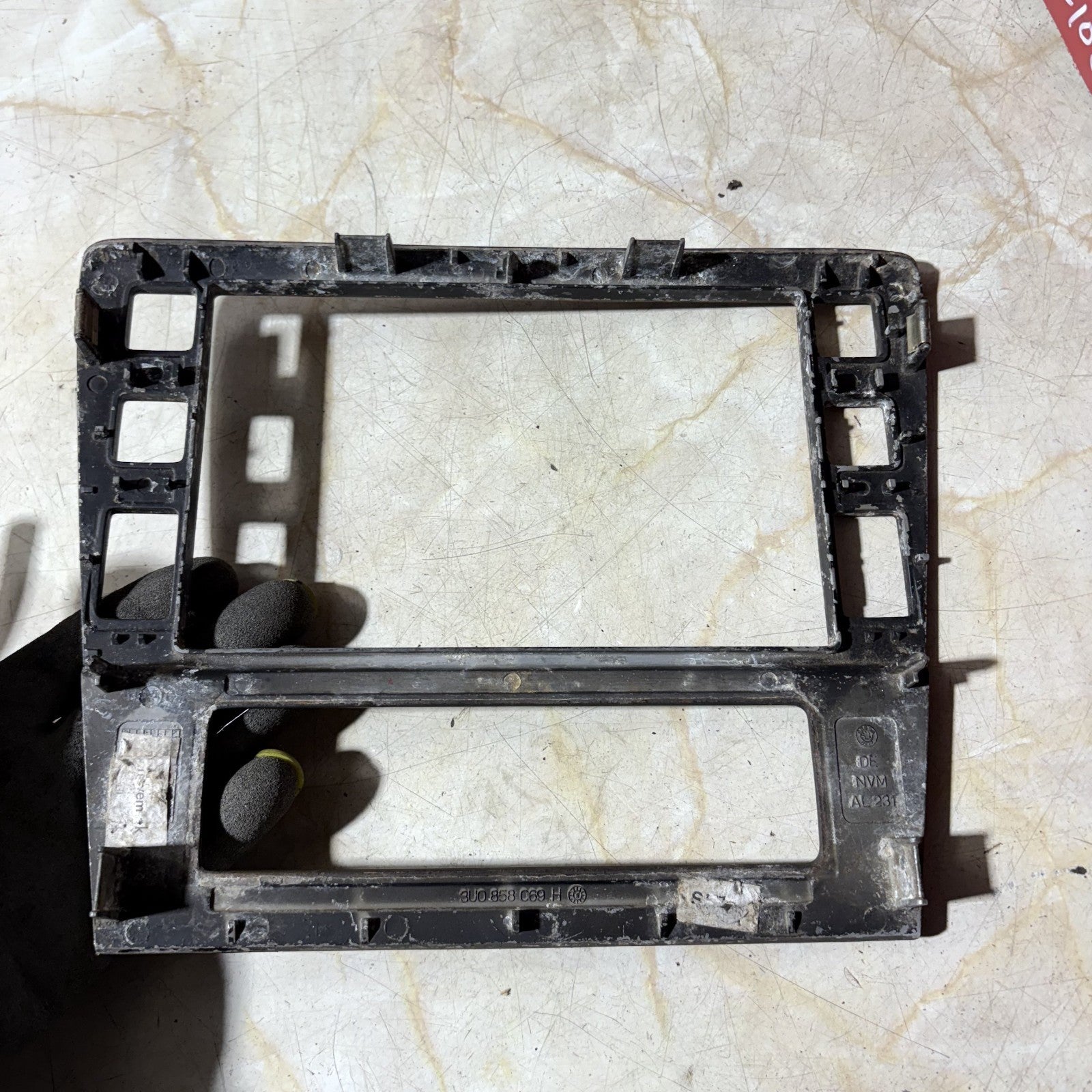 Skoda Superb B5 (3U) 2006 Radio GPS Head Unit Trim 3U0858069H