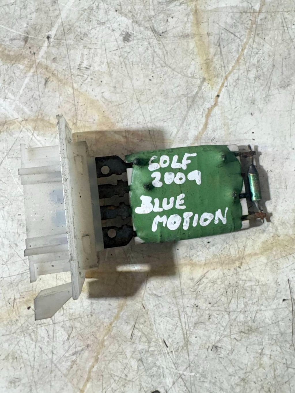 VOLKSWAGEN Golf 5 generation 2009 Blower fan relay/Resistor Blue Motion
