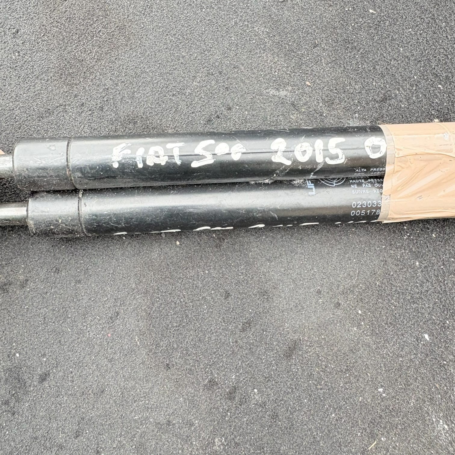 Fiat 500 Tailgate Bootlid Gas Struts Pair 51785412 00517854120 2007-2012 2012+