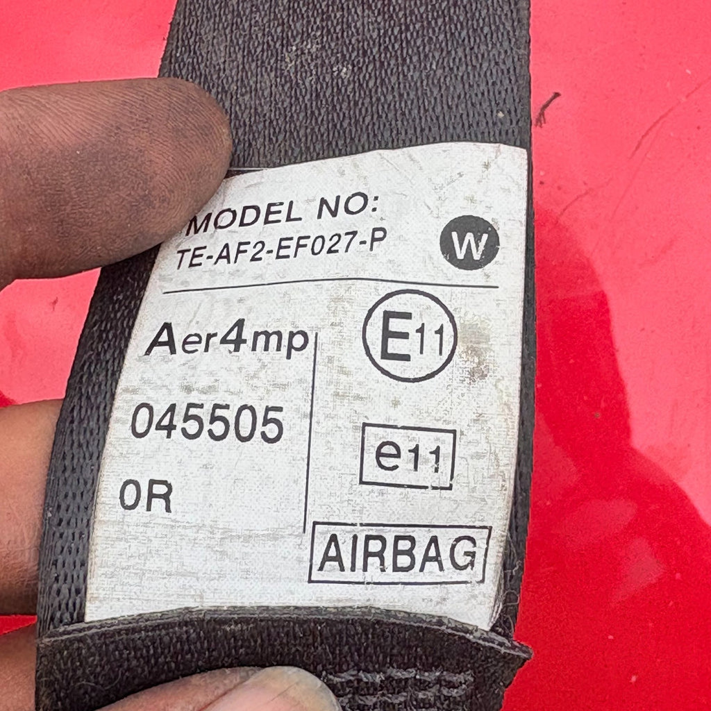 2006-10 TOYOTA YARIS MK2 FRONT DRIVER SIDE SEAT BELT TE-AF2-EF027-P OSF RIGHT