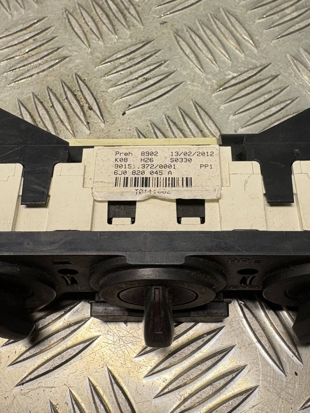 SEAT Ibiza 6J Climate Control Panel A/C Heater Controls 6J0 820 045A (2008-2015)