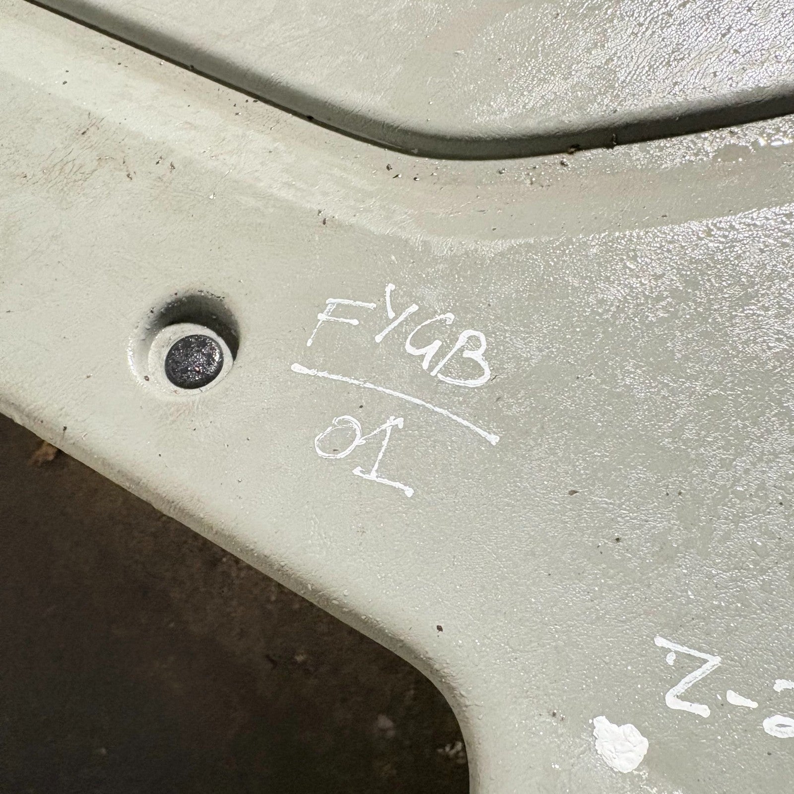 Mercedes Atego 2004-2013 Cab Rear Storage Cover Right Behind Seat A9738460569