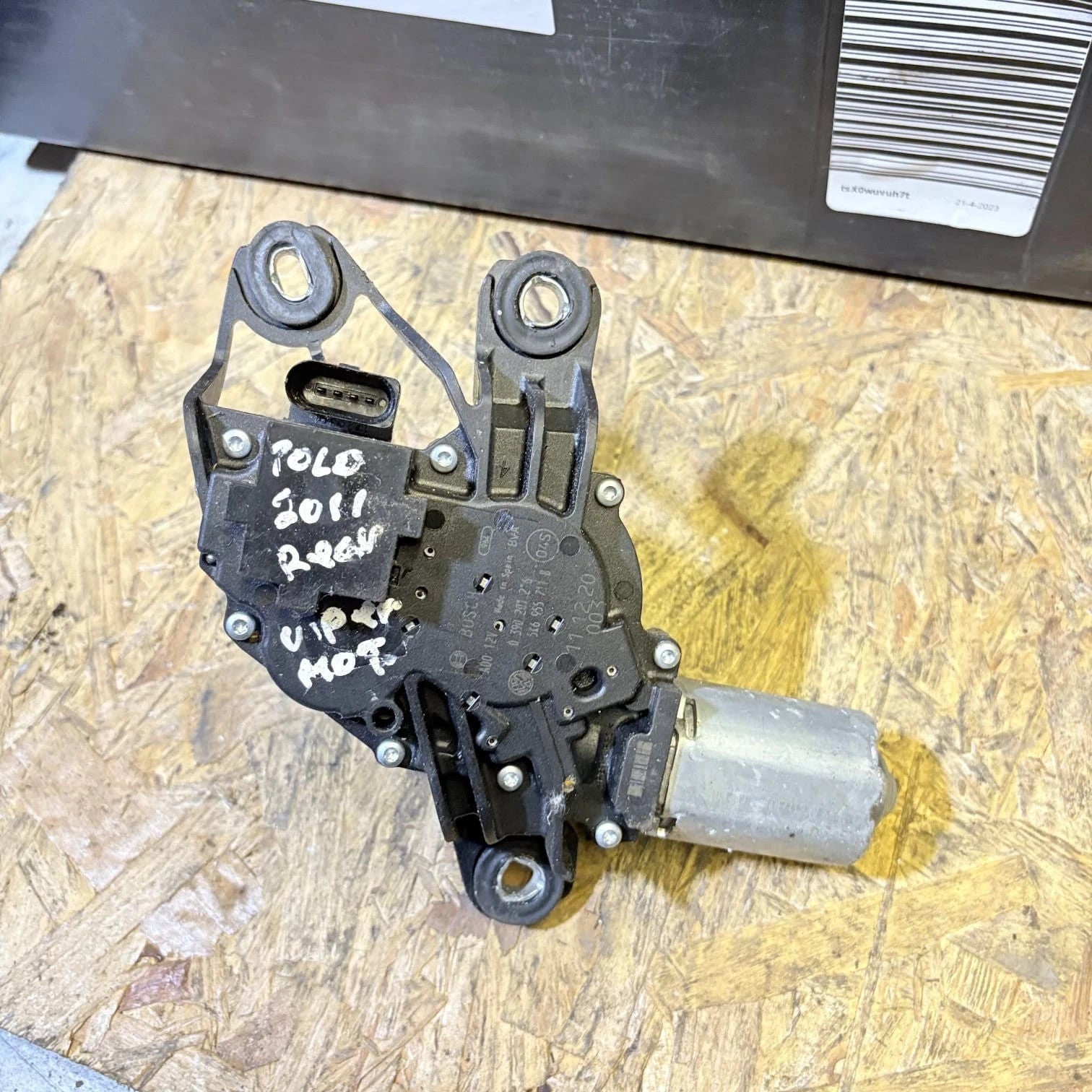 2011 SEAT ALHAMBRA SE 5DR MK2 7N REAR WIPER MOTOR 0390201216